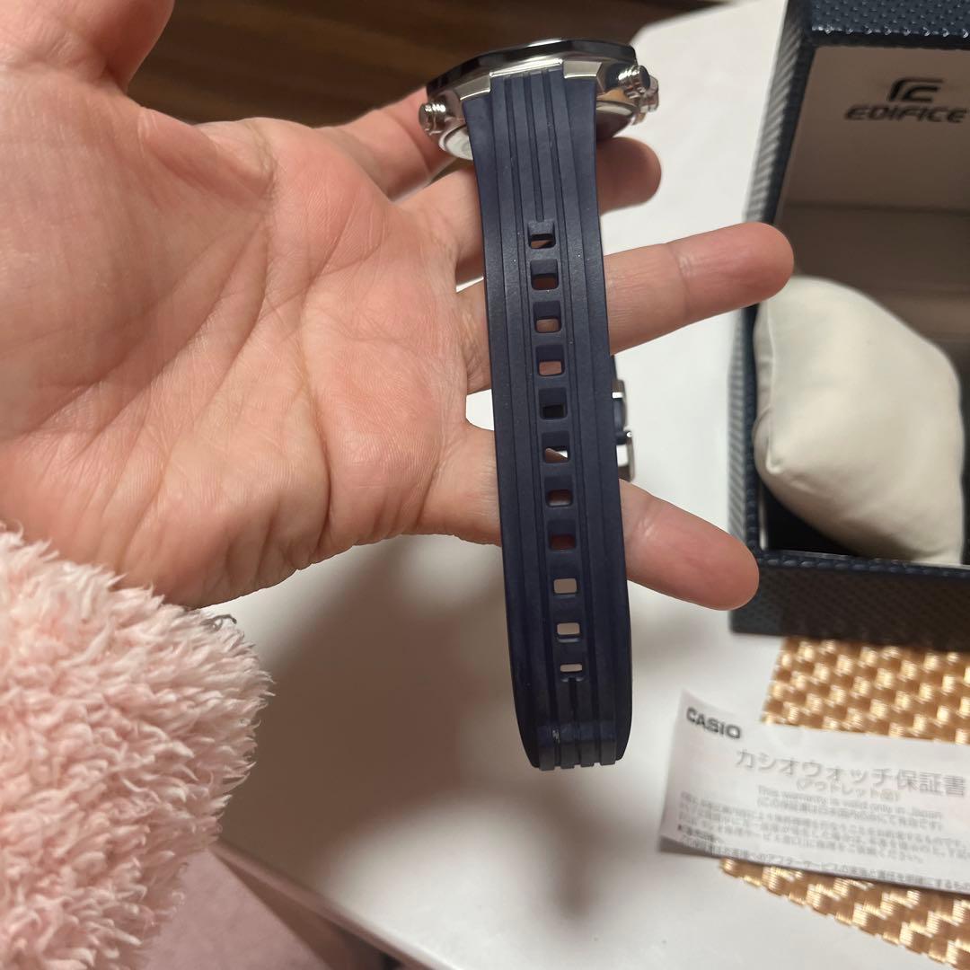 か*し様 CASIO EDIFICE Bluetooth ラバーベルト時計