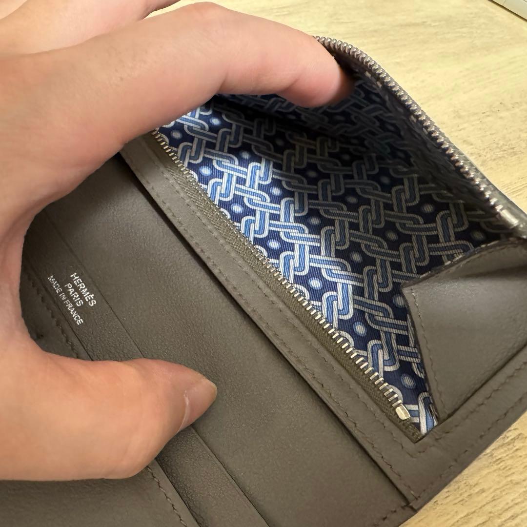 HERMES 長財布 シチズンツイル