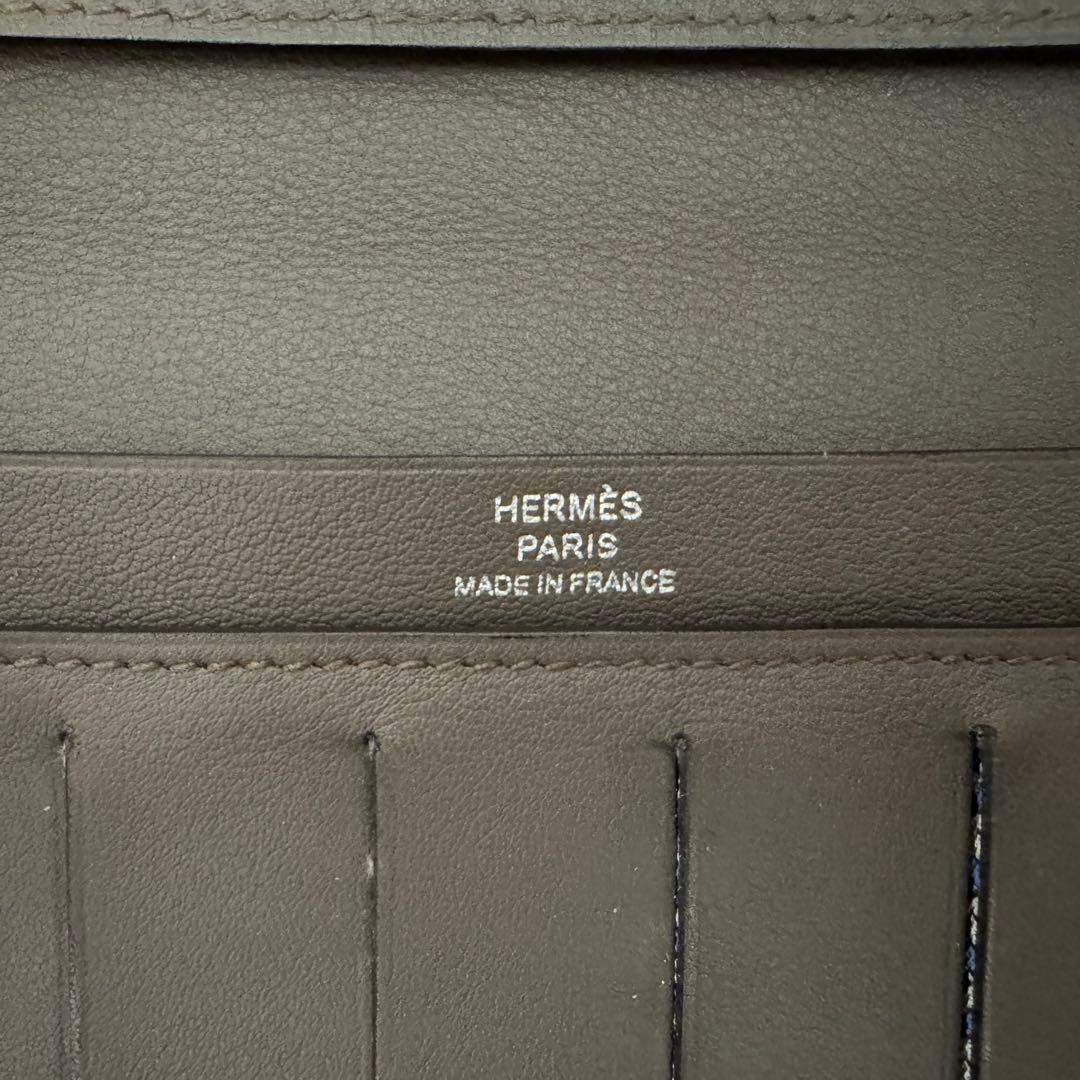 HERMES 長財布 シチズンツイル