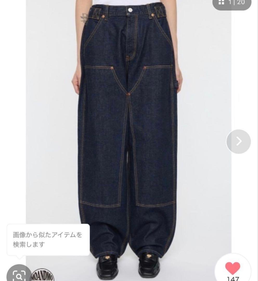 MOANDMO DENIM PADDED セットアップ下