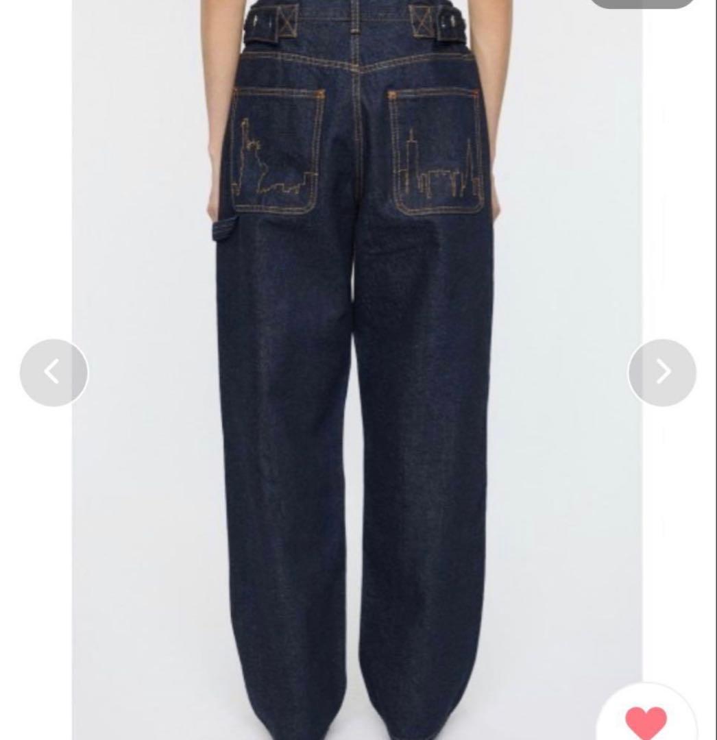 MOANDMO DENIM PADDED セットアップ下