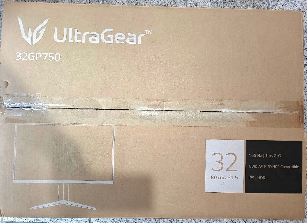 32GP750-B LG 31.5型WQHDゲーミングモニター1ms 165Hz