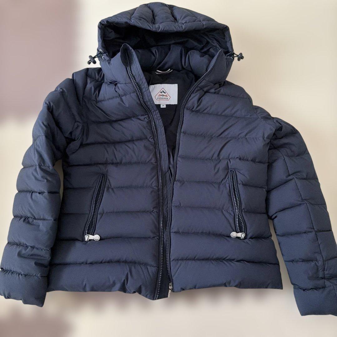 美品✨PYRENEX ダウンジャケットスプートニックネイビー 38
