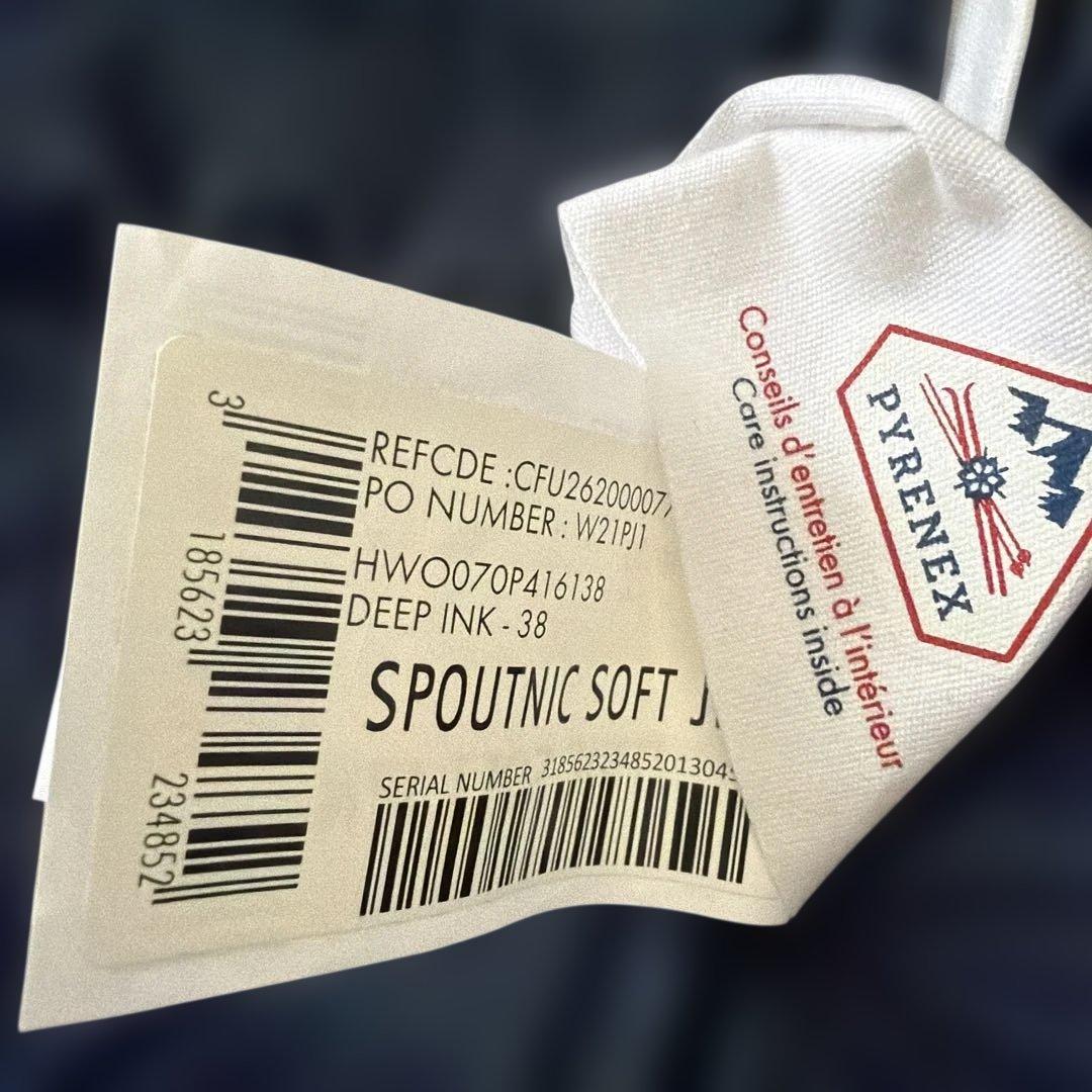 美品✨PYRENEX ダウンジャケットスプートニックネイビー 38