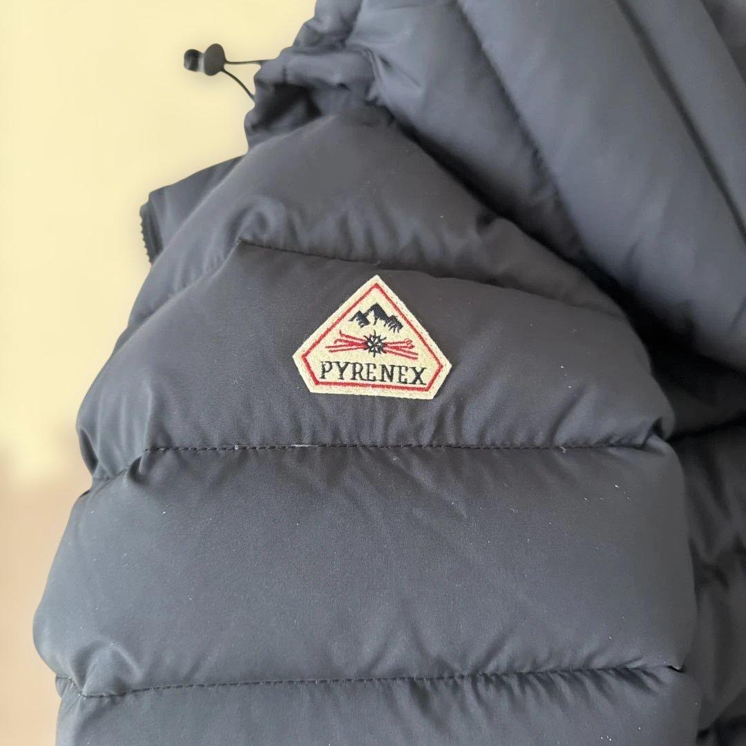 美品✨PYRENEX ダウンジャケットスプートニックネイビー 38