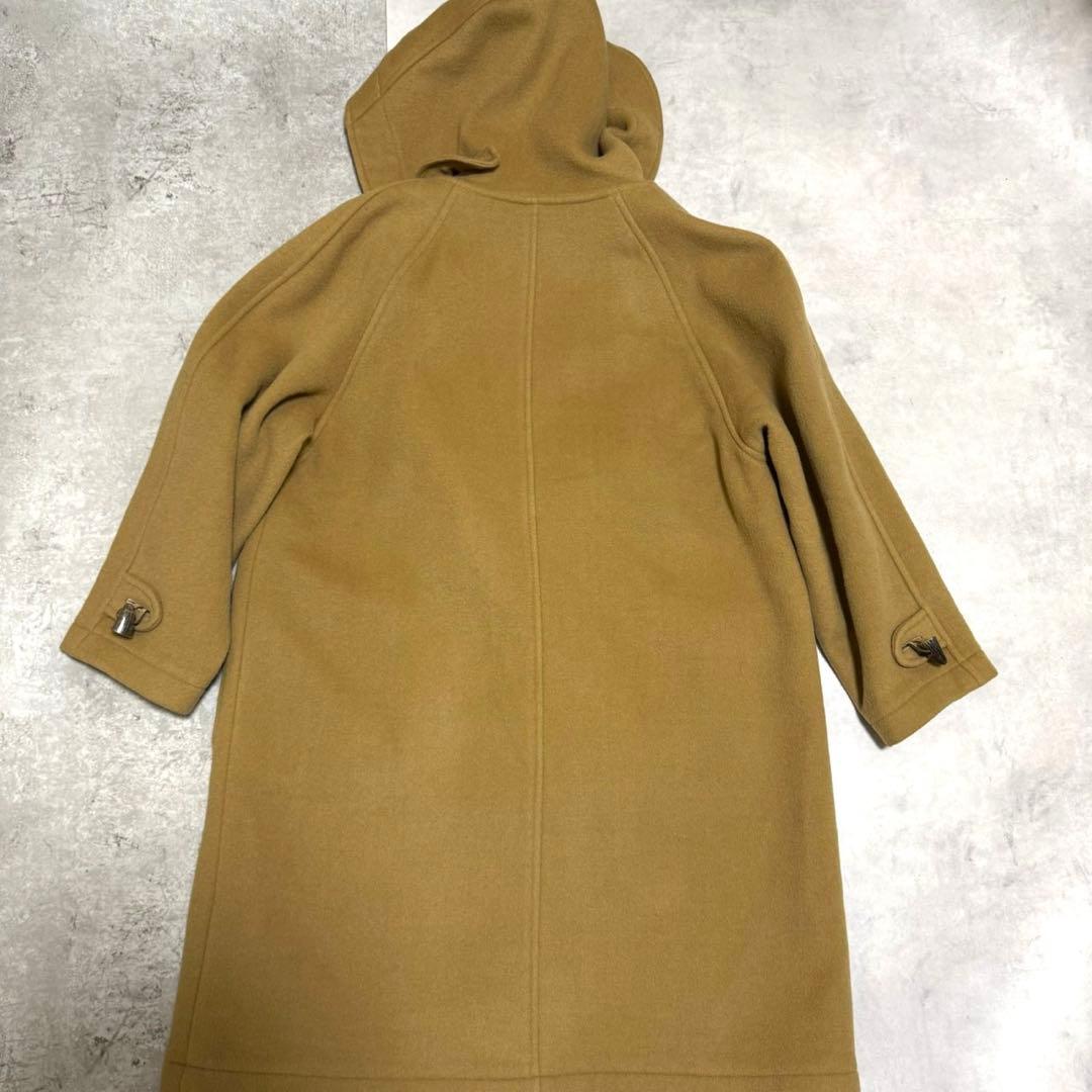 Burberry ダッフルコート ノバチェック トグルボタン キャメル ウール