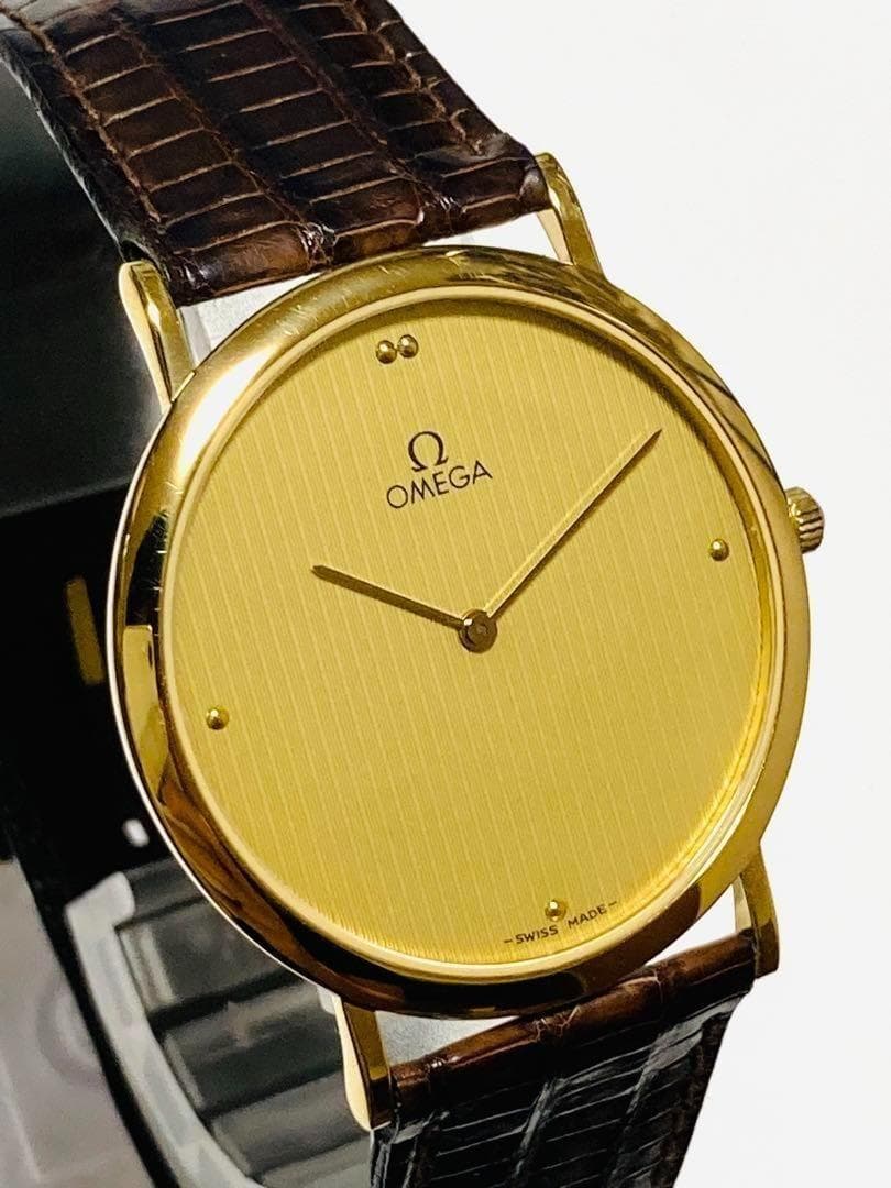 『極美品』　OMEGA オメガ　ベルト純正　ボーイズサイズ　男女兼用　腕時計