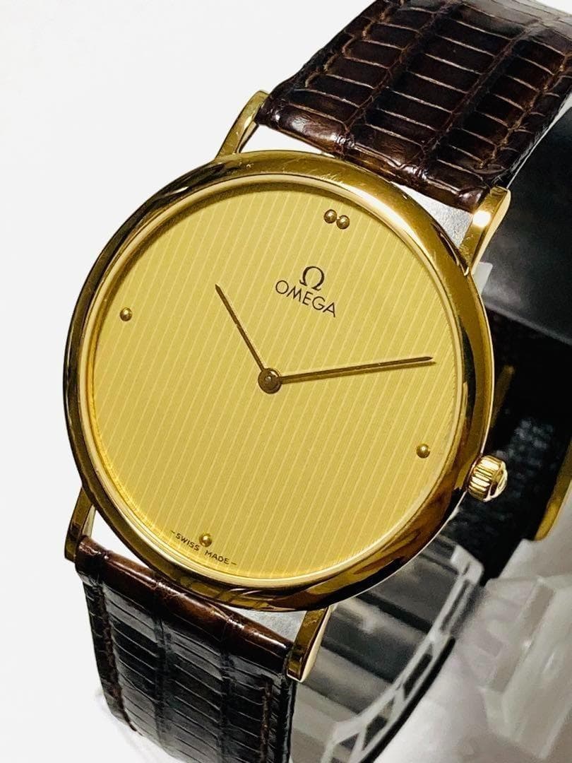 『極美品』　OMEGA オメガ　ベルト純正　ボーイズサイズ　男女兼用　腕時計