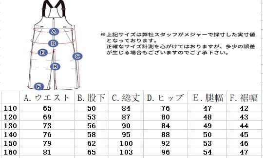 【当日発送】【新品】子供 スノーボードウェア ビブパンツ キッズ 130