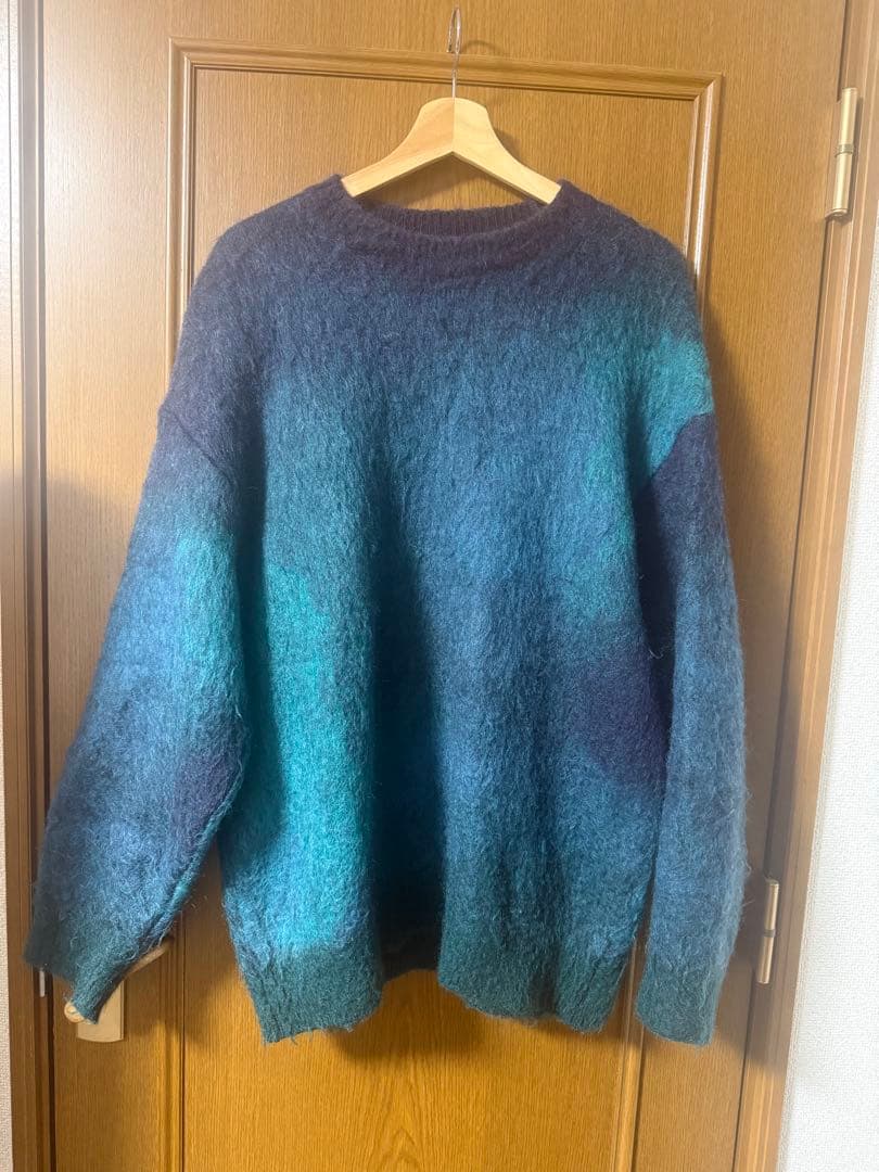 トップス stein oversized gradation mohair ls