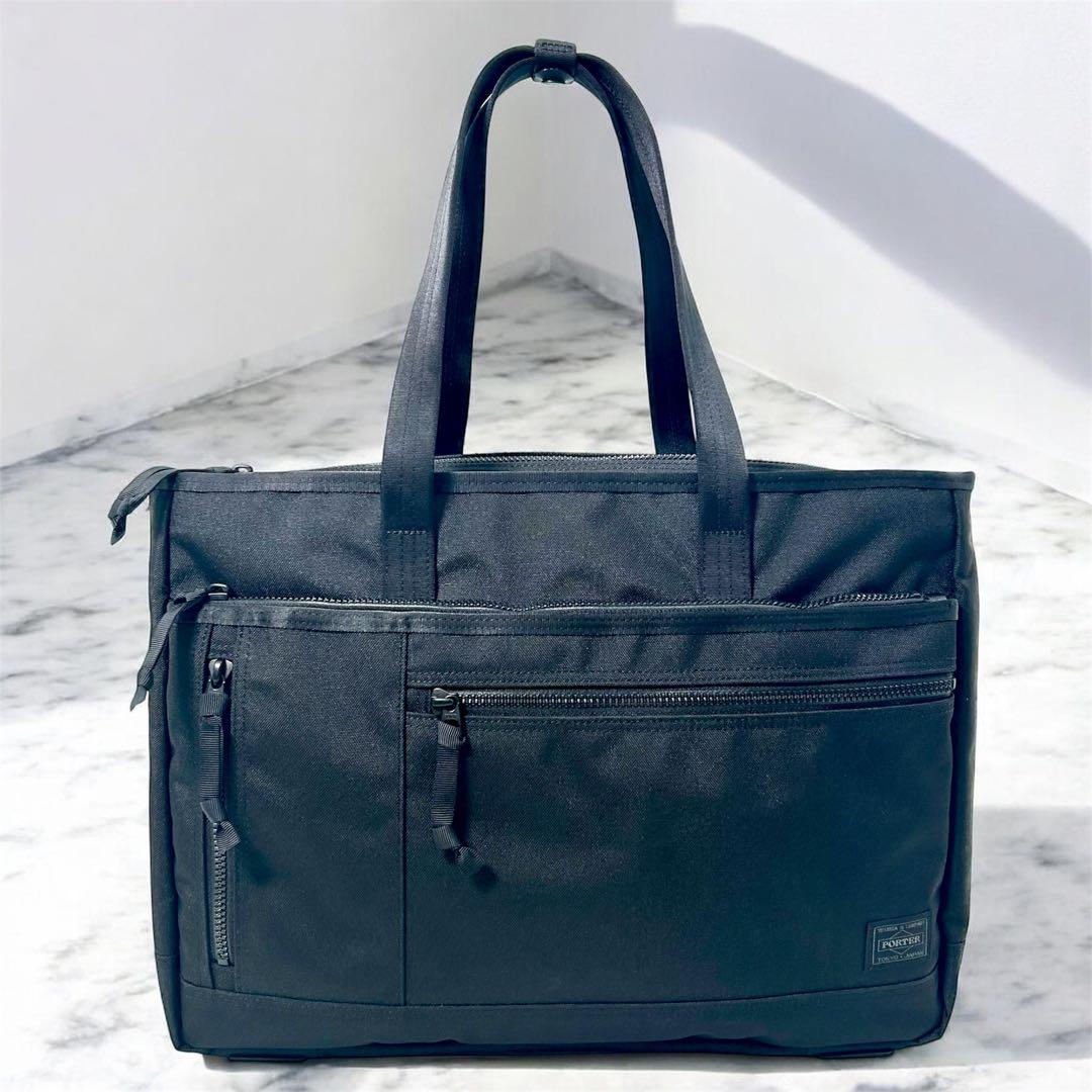 【未使用級】PORTER インタラクティブ トートバッグ メンズ 黒