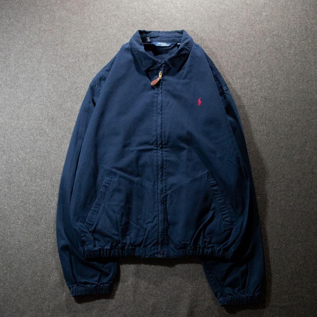 80s USA製　三角タグ　ラルフローレン　スイングトップ　ハリントンジャケット