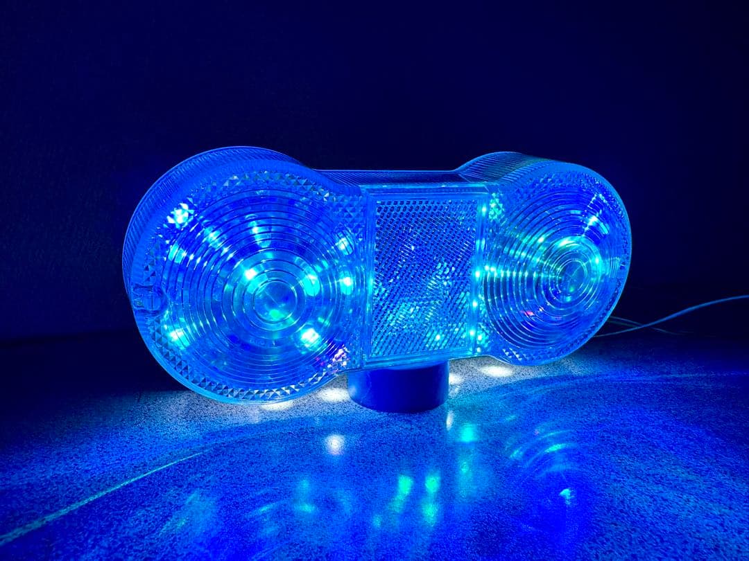 GT380 サンパチ 2灯式 RGB 流星 テール ランプ ライト レインボー