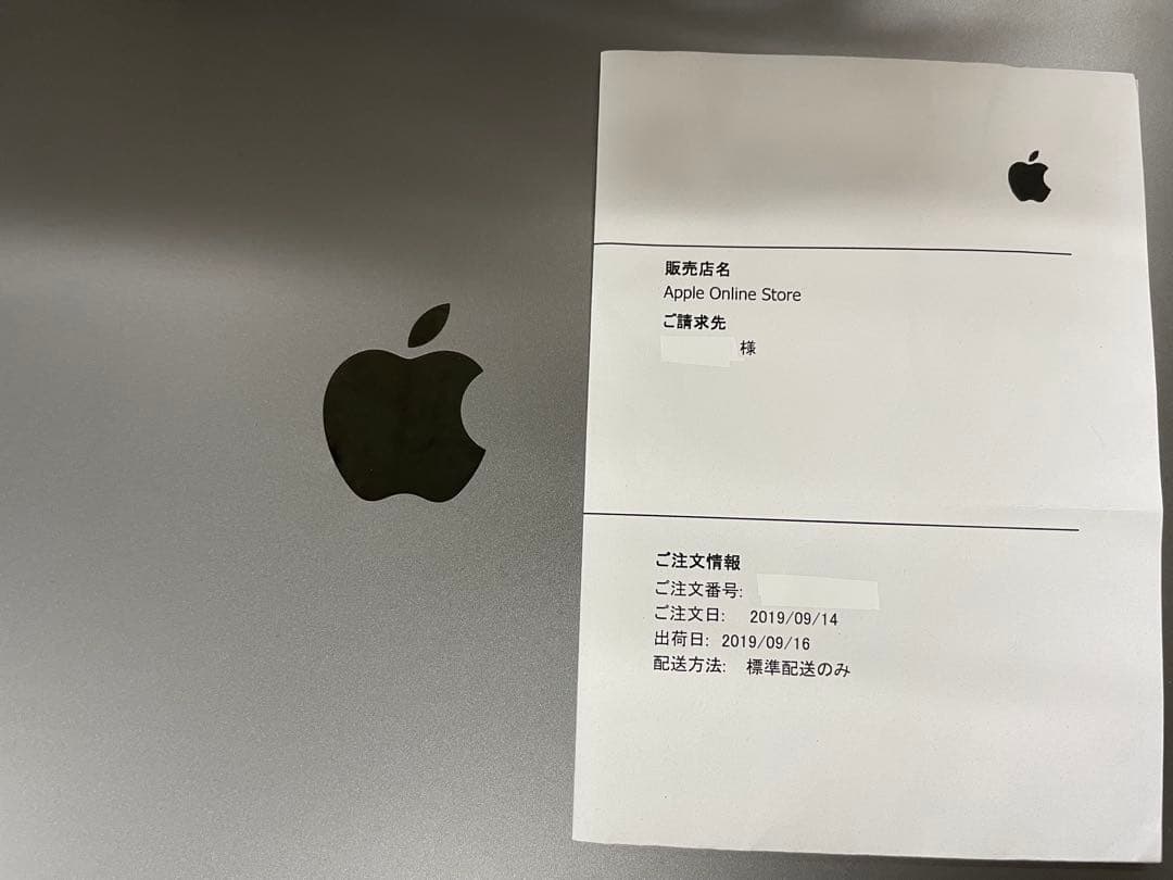MacBook Air2019 SSD512GB メモリ16GB スペースグレイ