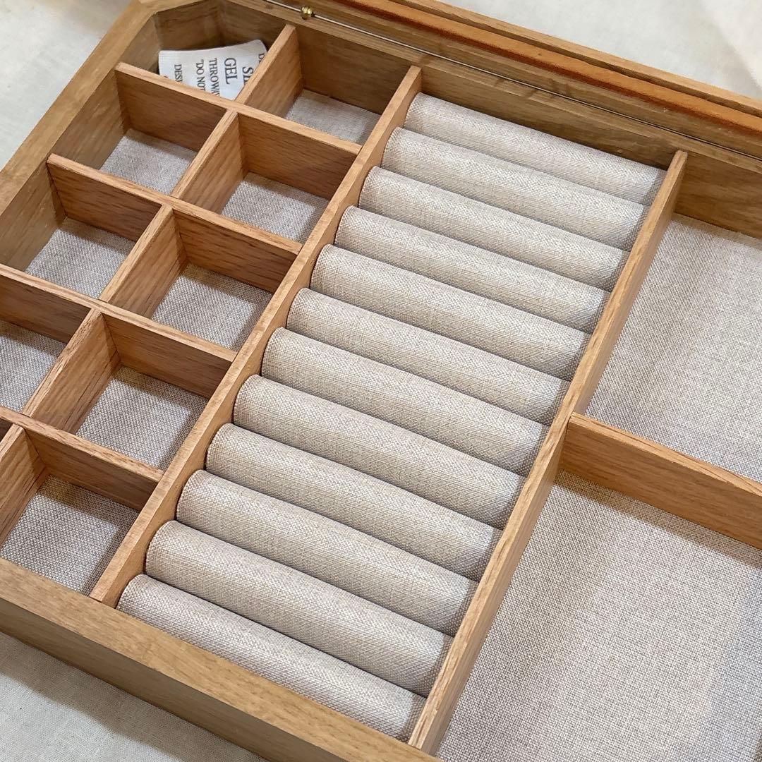 未使用 ✏︎ ZARA  ウッドジュエリーボックス アクセサリーケース