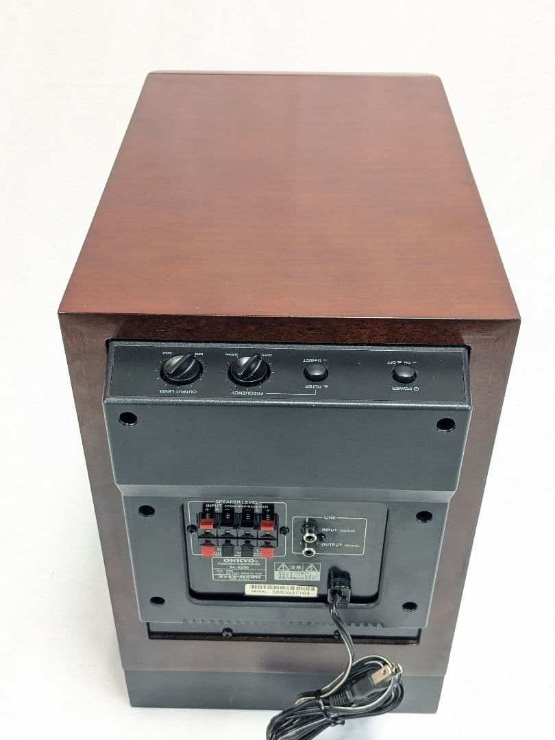 良品 オンキョー サブウーファー SL-A250 ONKYO