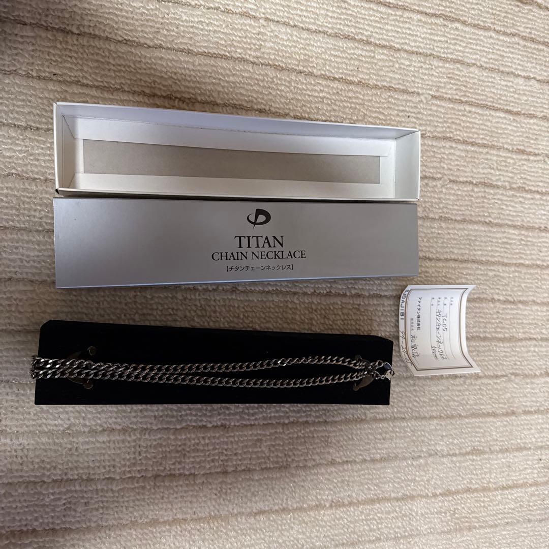 シルバー TC05 ネックレス 50cm 保証書付き