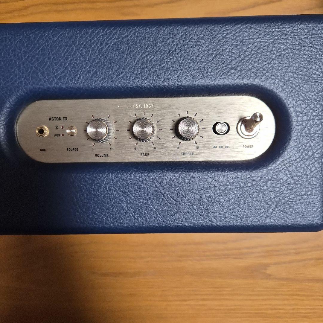 Marshall Acton III ワイヤレススピーカー ネイビー