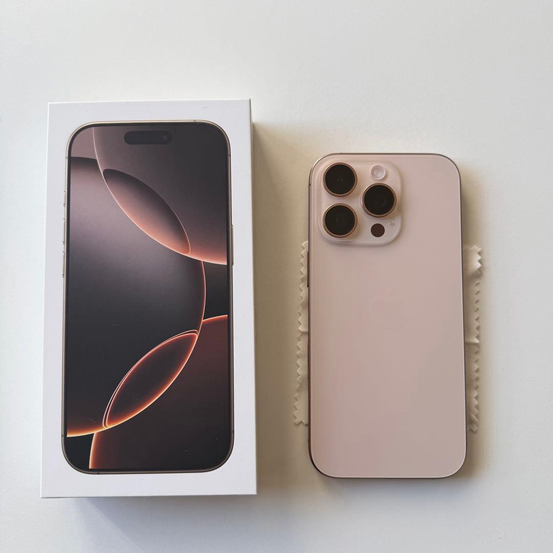 iPhone 16 pro 256GB デザートチタニウム　SIMフリー　中古