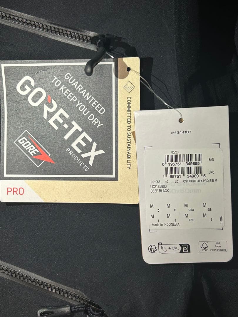 salomon QST goretex pro パンツ ブラック