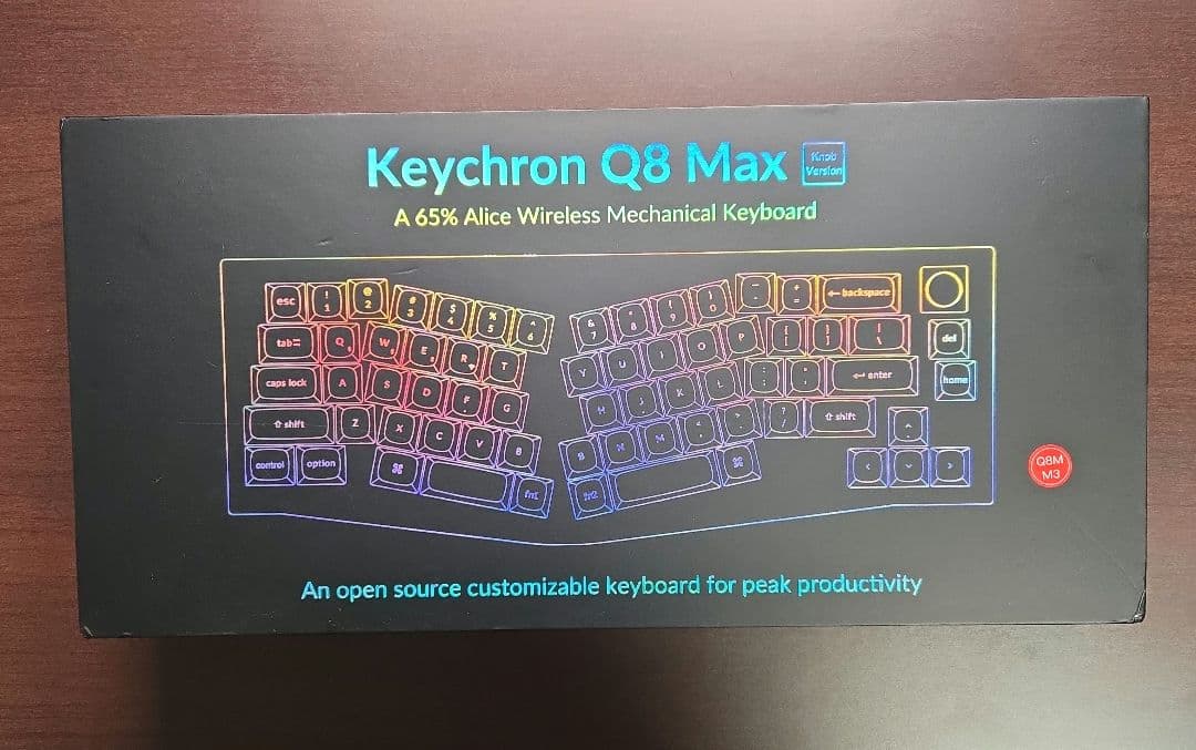 【注意事項あり】Keychron Q8 Max 65% Alice配列キーボード