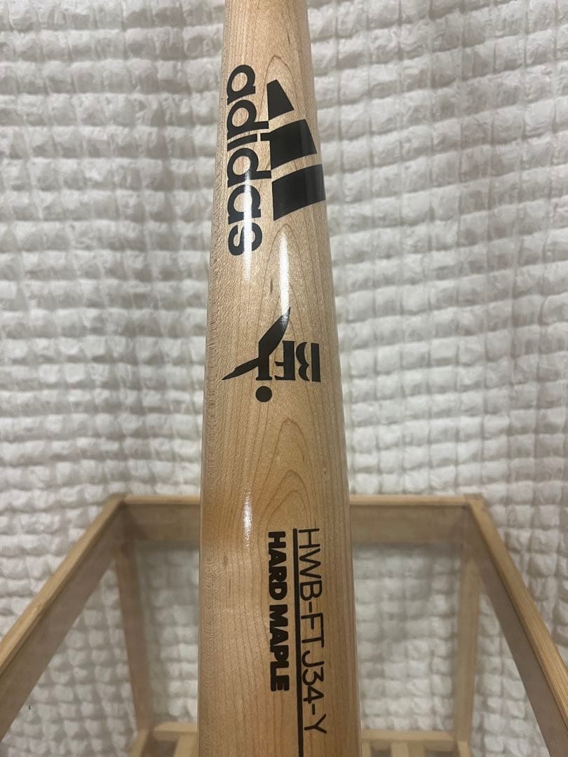 【未使用品‼️】アディダス　硬式木製バット　山田哲人モデル　BFJ　８４ｃｍ