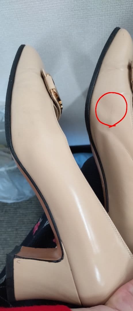 フェラガモ　高さ5cm　美品　7D　24センチ