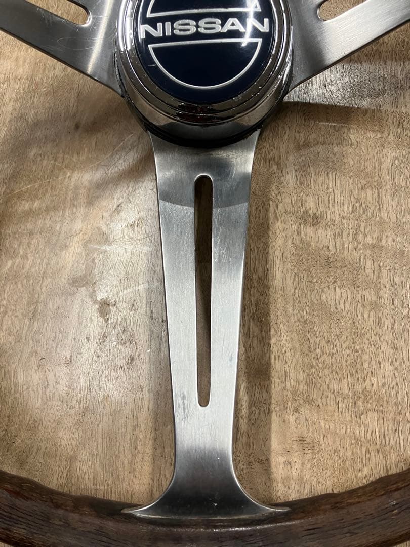 初代シルビアCSP311 純正ステアリング当時物　ウッドに割れもない上物です昭和