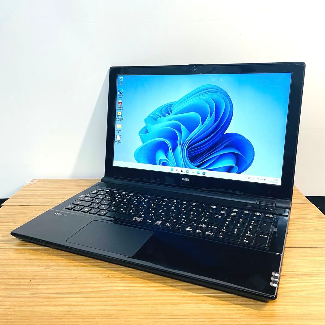 NECノートパソコンwindows11オフィス搭載テレワークカメラ