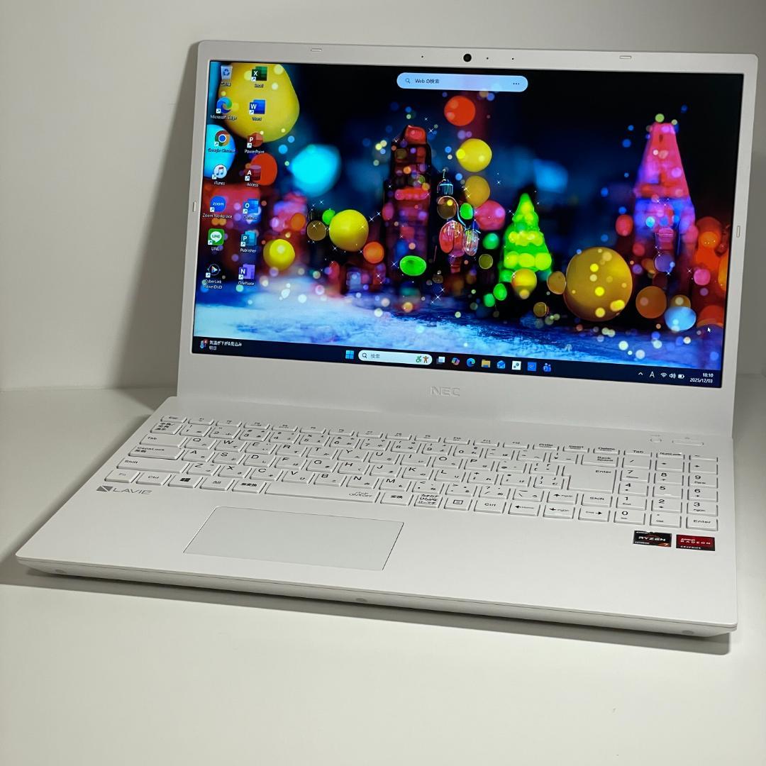 ★美品★NEC LAVIE N15 Ryzen7 ノートPC win11 SSD