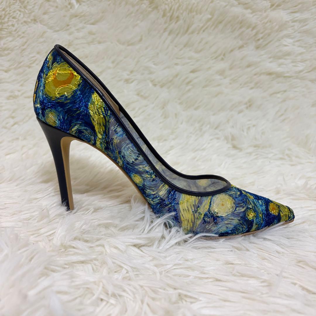 【希少/美品】DIANA ダイアナ 絵画 シリーズ ゴッホ 星月夜 レース