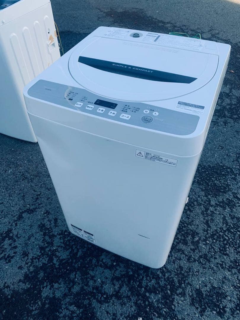 ①✅SHARP 電気洗濯機✅送料設置無料 ✅ES-GE4B-C✅