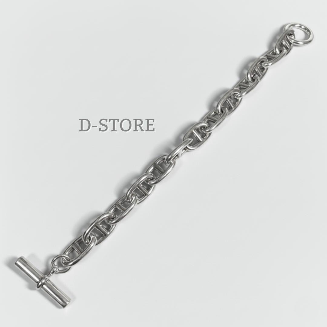 アンカーチェーン シルバー 925刻印 シェーヌダンクル ブレスレット TGM