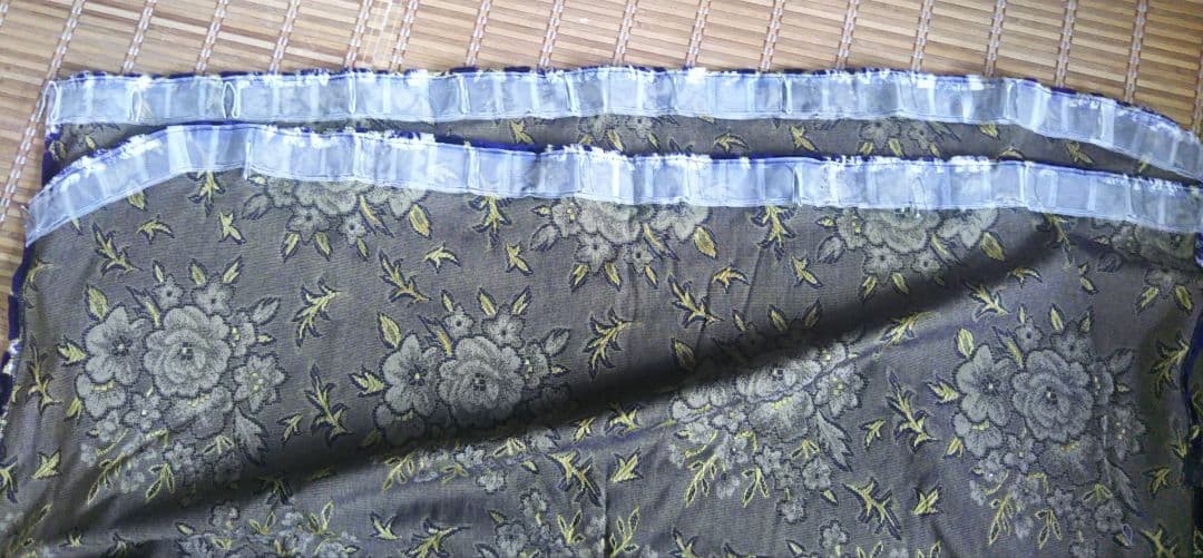 金華山 マドンナネイビー ３点式大型用 センターカーテン レトロ デコトラ