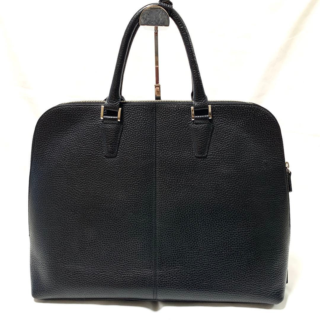 【近年モデル　A4収納可能】ユナイテッドアローズ　レザーラウンドブリーフケース