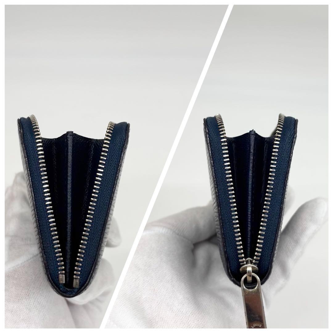 ✨極美品✨ルイヴィトン　エピ　アンディゴブルー　ジッピーパース