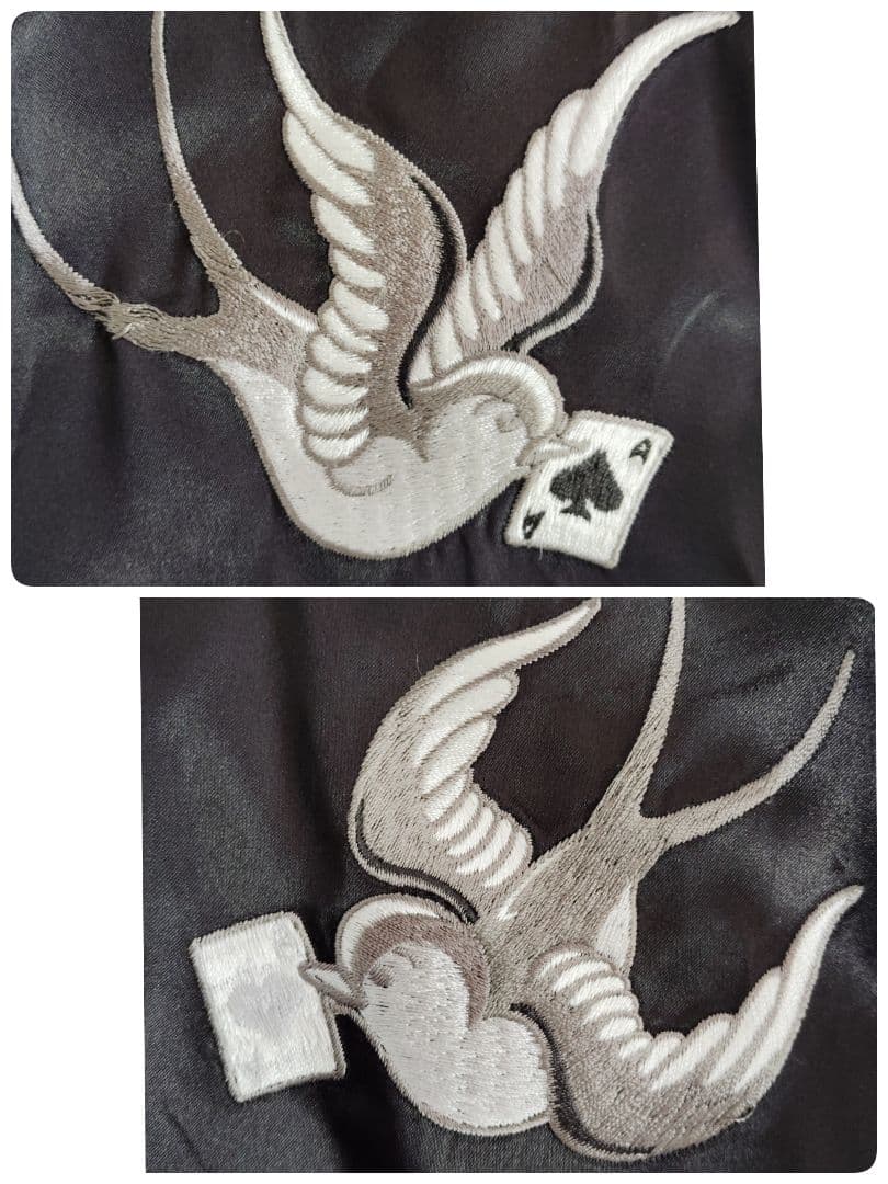 【希少】ベドウィンアンドザハートブレイカーズ　♧リバーシブル刺繍ロゴスカジャン