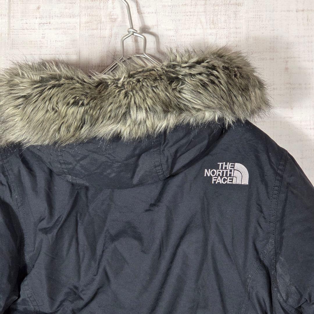 極暖✨️ノースフェイス ファーダウンジャケット 550フィル 黒 M