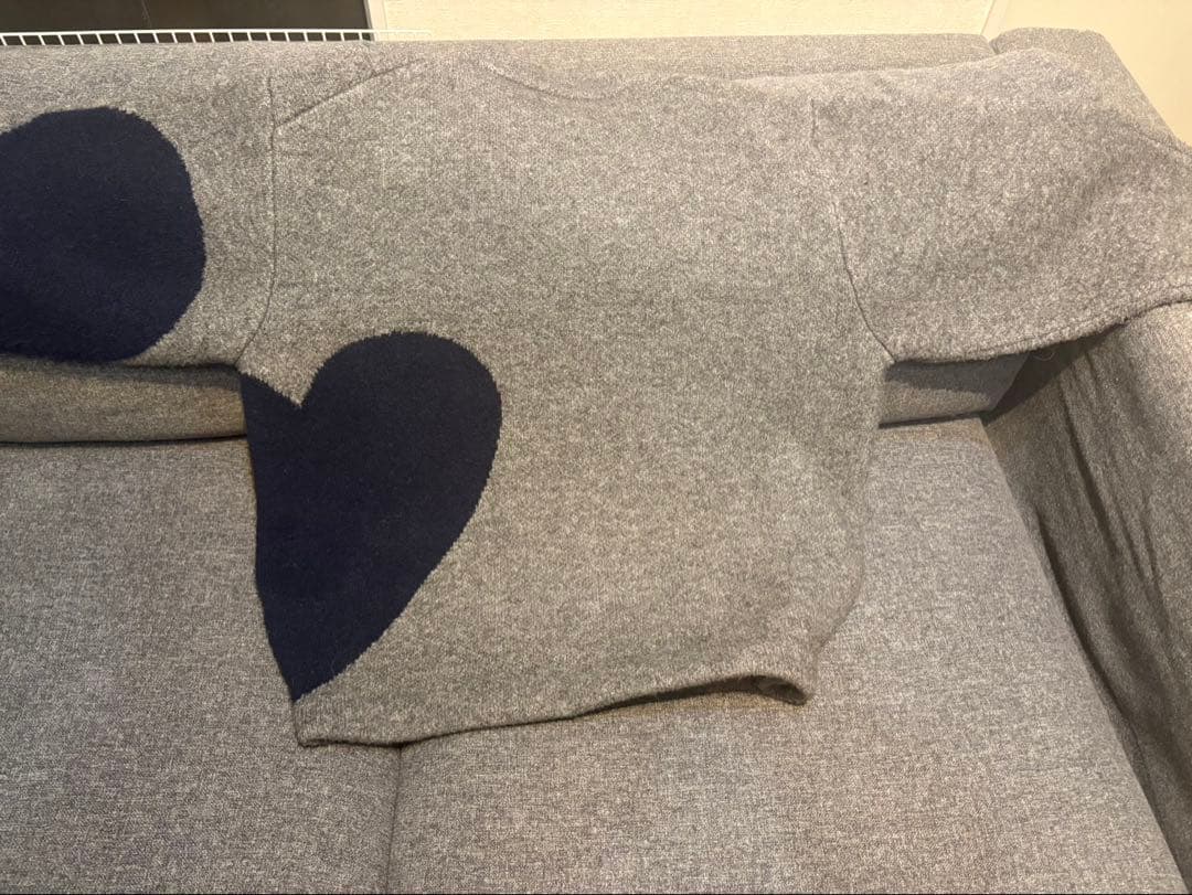 nknit ♡pattern KNIT ハートパターンニット　中古