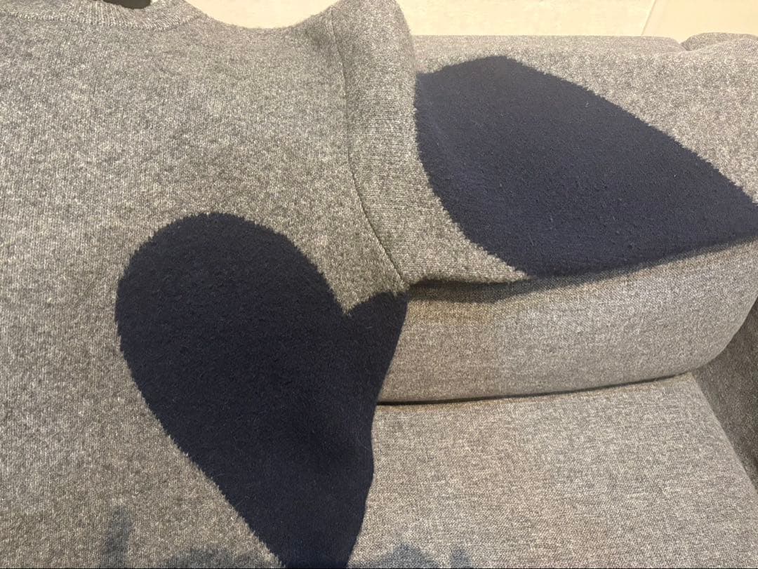 nknit ♡pattern KNIT ハートパターンニット　中古