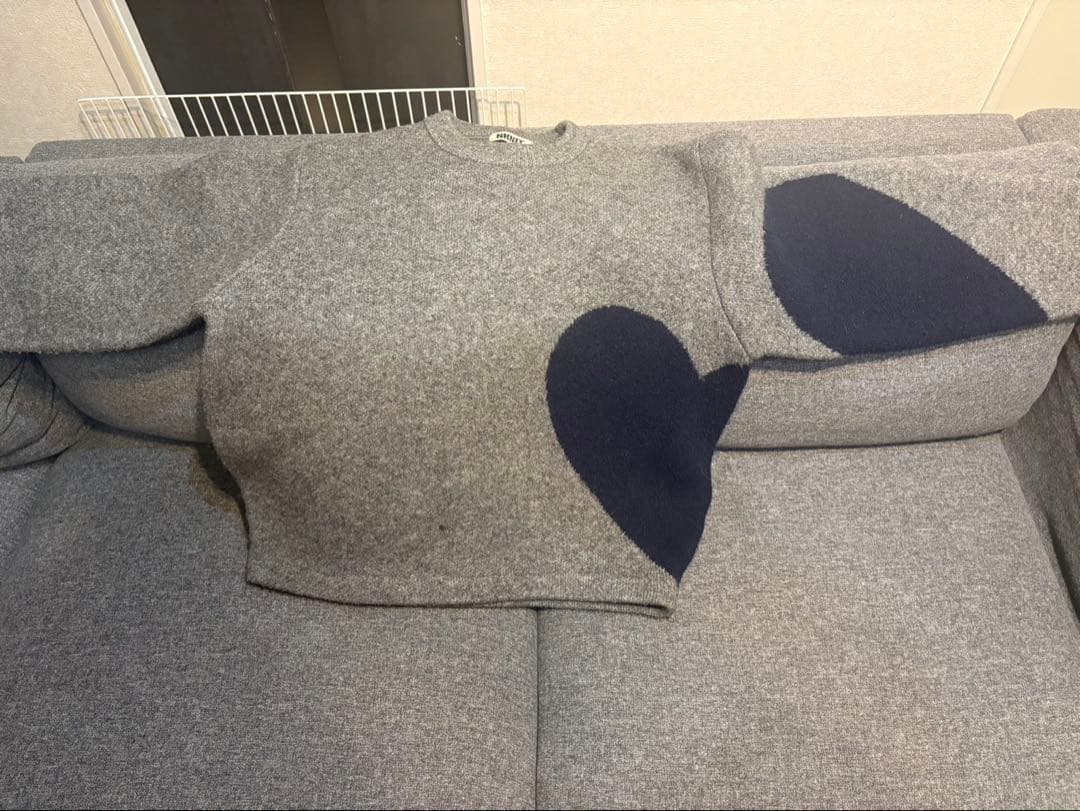 nknit ♡pattern KNIT ハートパターンニット　中古