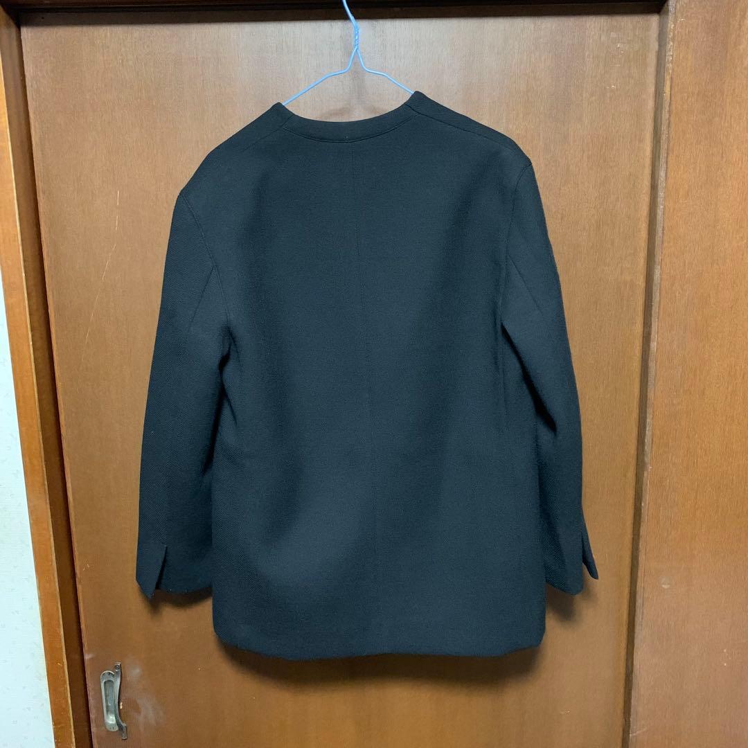 ★極美品 スタニングルアー ボンディングカラーレスジャケット ブラック 黒★