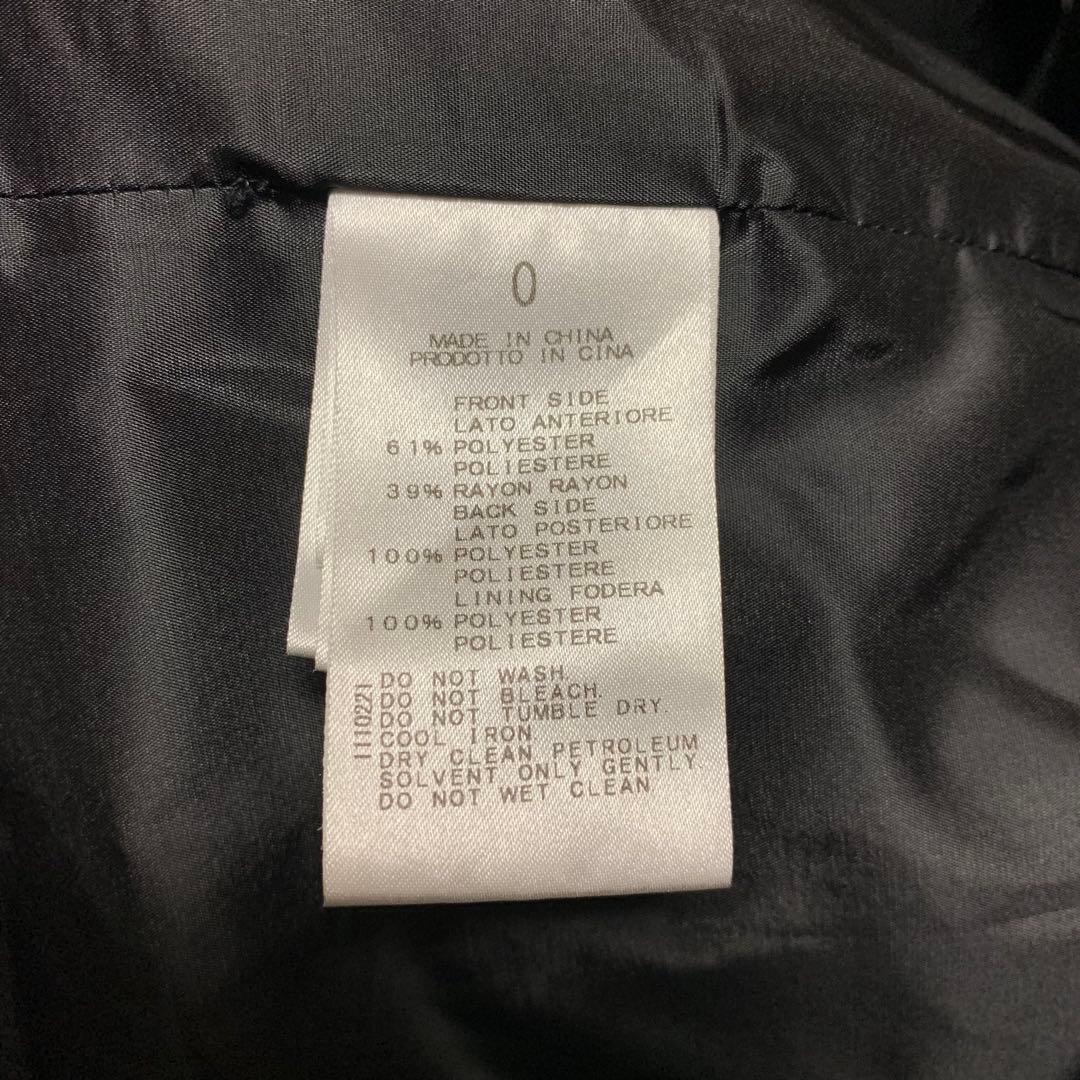 ★極美品 スタニングルアー ボンディングカラーレスジャケット ブラック 黒★