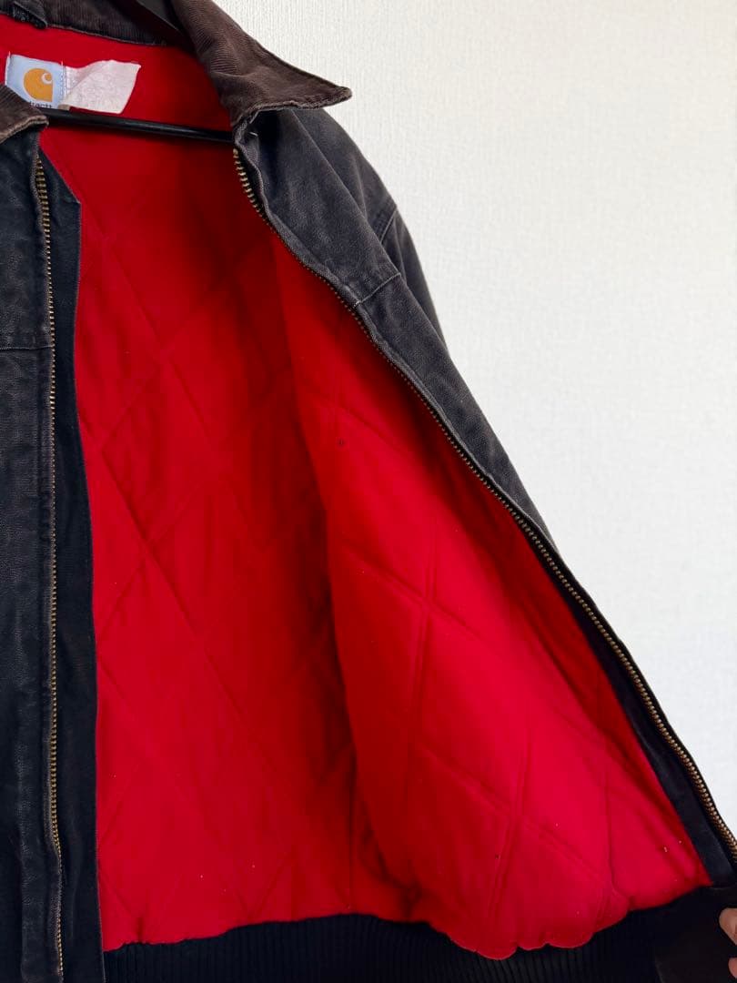 超超スペシャル 80s カーハート サンタフェジャケット ブラック XL 黒