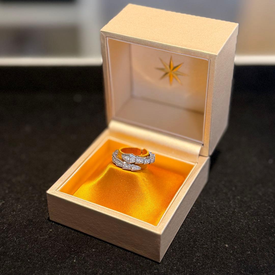 【新品未使用】BVLGARI セルペンティ ヴァイパー リング S