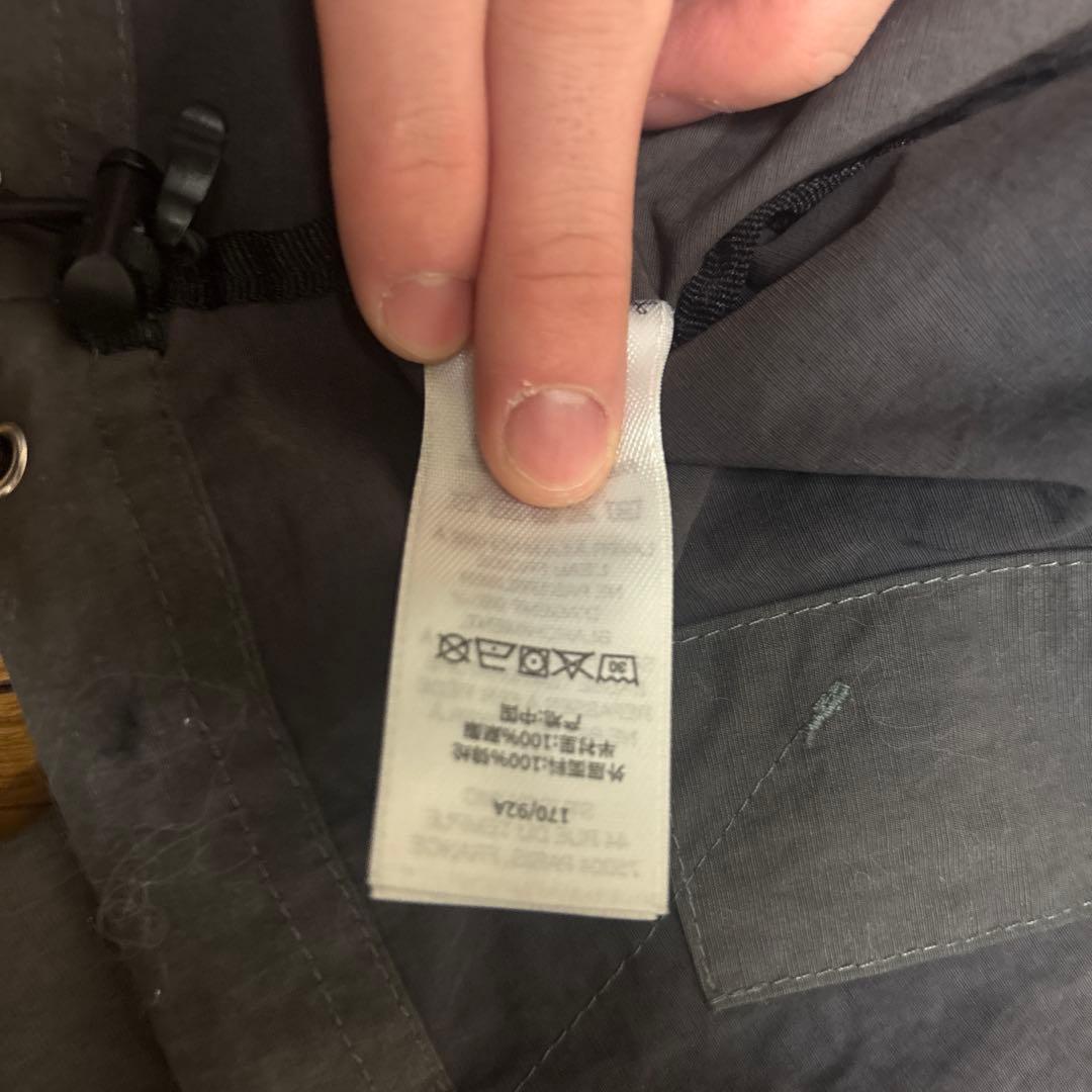 stussy シェルジャケット　グレー サイズS