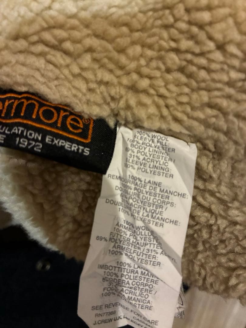 J.Crew NX-631 ウール スキフジャケット　裏ボア　ラルフローレン