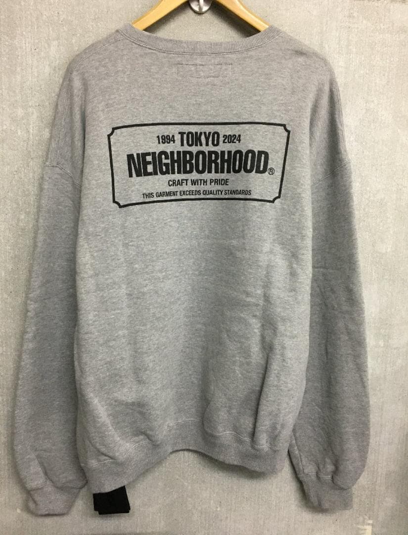 ネイバーフッド 24ss 新同タグ付き クラシック ロゴ スウェット