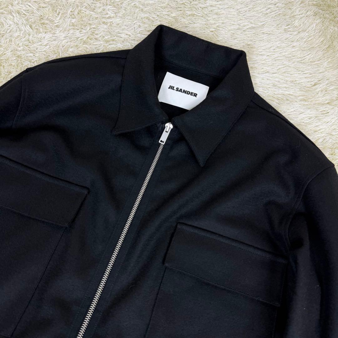 ジャケット・アウター 22AW JIL SANDER WOOL MELTON JACKET