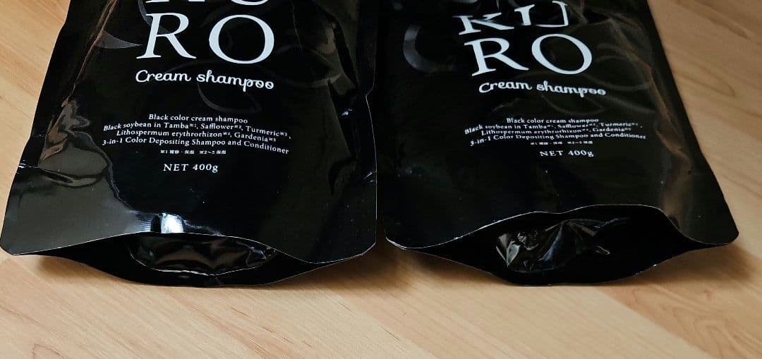 KURO Cream Shampoo 400ml　NATURAL BLACK
